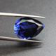 Tears of the Lost Immortal Ocean Pear-shaped Tanzanite Sapphire Bare Stone Royal Blue Royal Pendant Main Gemstone Couple Love Stone Water Drop Pear-Shaped (10X14mm)
