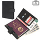 Balsa núcleo de viaje rfid antirrobo pasaporte bolso de pasaporte portátil portátil de pasaporte impermeable bolsa de almacenamiento de cuero de cuero