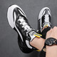 
SNGUNY high-end light luxury brand casual shoes men 2025 new sports shoes men plus velvet men's shoes casual dad shoes men's shoes white 9912 38 (standard leather shoe size)