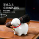 Buying and selling recommendations: Ruyao cat tea pet, creative and cute tea play, ceramic tea table decoration tea set ornaments, Geyao cat tea pet (Mei Ziqing)