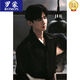 Romon French Shirt Men's Bai Jingting Sangyan Même été Bravais British British Yuppie Men de Sangyan Sang British Yuppie Men's Wear Black XL suggère 135-150jin [Jin équivaut à 0,5 kg]