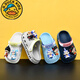 G. Duckkids Nezha Devil Child 2025 Sommer New Children's Anti Sliped Cave Schuhe Jungen Strandschuhe Baolan [Nezha Ao Bing] 31 [Schuhlänge ist ca. 19,5 cm]