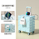 Varine Linlanglu Small Banding Case Men and Women Children's Child's Child Case Travel Case Livraison gratuite Carie de mot de passe de roue universelle Fromage de valise (Garantie à vie + Assurance de fret + autocollant) 20 pouces [peut s'asseoir 100 Jin [Jin est égal à 0,5 kg]]]