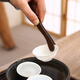 Tea set clip Kung Fu accessories solid wood tea clip three-piece set non-slip tweezers tea spoon tea cup tea leaves wooden alloy tea spoon (tea ceremony) + tea clip