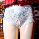 Adulte Japanese Charot Lace Men and Women Sexy Perspective Shorts Thong 689 Black 2xl [8816 Open Gear] 140-180jin [Jin est égal à 0,5 kg]