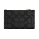 Coach (Coach) Herren neuer Zertifikatskartenkoffer mittelgroße Karte CV764 Black Grey QBMI5