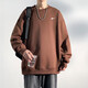 Warrior Sweatshirt men's spring and autumn long-sleeved T-shirt top casual T-shirt autumn casual clothes base shirt loose pure couple clothes LG-HL-B2-31-FKS691 black S (recommended 80-105 Jin [Jin equals 0.5 kg])