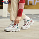 Fila Pea Schuhe Papa Schuhe Frauenschuhe Paarschuhe Sportschuhe 2025 Neue Freizeitschuhe [Männer] Schneewittchen/金白 -sc 43