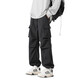 Zhanfeng Pantalon décontracté de taille extra grande pour hommes plus gras plus grande taille Pantalon de travail d'étudiant polyvalent gras printemps et automne épais jambes gros pantalon de poche noir 9918 modèle 9xl recommandé 280-300jin [Jin est égal à 0,5 kg]