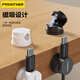 品胜（PISEN）桌面磁吸理线器手机充电线数据线网线收纳整理神器集夹固定器免打孔绕线卡扣夹子束线器迷你便捷 黑色磁吸款【三个装】