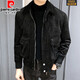 Pierre Cardin Frühling und Herbst Retro Workwear Cord-Casual Jacket Herrenanzug Korean High-End Ins Slim Short Jacket Trend FBZX-6627 Khaki M.