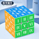 Симпатичное развлечение Cube's Kids Kids 1-3 года творческий творческий кубик третьего уровня Рубика Гладкий и сменной бесконечный детское сады подарок учеников начальной школы [Пищевая схема]-Учебные инструкции