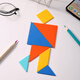 Deli Tangram Géométrique Graphique Mathématiques Enfants Boys and Girls Toys Birthday Gift 74506