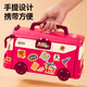 Xinge Two-in-One Bus Play House Bus RV Douyin Same Model Simulation Tema Escena de autobús Sliding Bus Girl Toys Dos en uno RV [Actualización] Muñeca de conejo 3-4-7 Diez años 9 Enviar regalos de año nuevo de Navidad