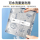 AISHUBEI aluminum foil fresh-keeping sealed bags for home refrigerator food freezing special storage bags dense bags special freezer bags large size 26*29cm 10 pieces aluminum titanium foil fresh-keeping sealed bags one second lock line