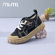 M1&M2 Spanish children's shoes, children's canvas shoes, spring new boys' campus shoes, girls' indoor breathable and wear-resistant soft-soled shoes, black size 28, suitable for feet 16.5~17cm long