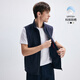 
Navigare Italian small sailboat men's outdoor sun protection vest casual and fashionable stand collar jacket 1311095501 Blue L