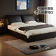 
Lin's home leather bed can be folded and packed with a large bedside bed, cowhide soft bag bed 1m 8 ribs skeleton double bed PC835 soft yarn floor bed + 20cm mattress 1.8*2m