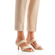 
LLOYD imported women's shoes lambskin elegant kitten heel strap casual sandals standard middle heel 13564 camel 36
