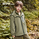 Snow Flying Children's Clothing Children's Jackets for Men and Girls Three-in-One Outdoor Removable Jackets Green 160