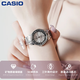 Casio (CASIO) watch ladies SHEEN simple casual fashion student waterproof exam pointer quartz watch gift for girlfriend LTP-1391D-7A elegant shining silver