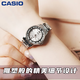 Casio (CASIO) watch ladies SHEEN simple casual fashion student waterproof exam pointer quartz watch gift for girlfriend LTP-1391D-7A elegant shining silver