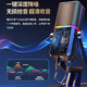 Fashion tribal USB desktop microphone game multimedia cantilever stand computer microphone karaoke microphone noise reduction live sound card voice recording conference microphone wired condenser microphone HK2 black RGB-desktop vertical model