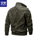 Romon Spring y Autumn Work Chaqueta de algodón de algodón Fino American Flying Suit Flying Traje No. 1 Top 9903 Militar Green Fleece M 90-115Jin [Jin equivale a 0.5 kg] recomendado