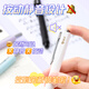 Hobbies (AIHAO) silent press pen EF tip student posture pen practice pen writing pen erasable pen black + 8 ink bag FP3890