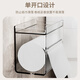 Bingyou bathroom tissue box bathroom toilet transparent punch-free wall-mounted living room storage rack roll paper box paper box