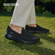 SKECHERS Men's Shoes Autumn Thin Slip-on Mesh Walking Shoes Soft Sole Outer Wear Sports and Casual Shoes 54609