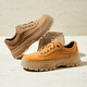 Camel (Kamel) Arbeitsschuhe 2025 Frühling neuer Klassiker Retro Geräumig bequeme städtische Urban Freizeithöhenhöhe-Verbesserung Herrenschuhe G15S136023 Khaki 42