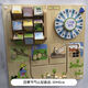 Hongtong Kindergarten Wall Toy Corridor Game Decoration Enfant's Early Education Montessori Aides d'enseignement Mur Opération Cognitive Board Pinyin Alphabet Board