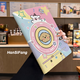 
Other family line puppy ipad9 protective case 2024 Air6 rotating leather case pro11 pen slot sticker 8/9/10 generation anti-fall ipad 8 generation 2020 [10.2 inches] rotating leather case [V3527 listening to music line dog] + pen slot sticker