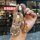 百车达适用保时捷钥匙套Tayca新卡宴玛卡macan帕拉梅拉/718/911汽车壳扣 B款【一路平安】+财神挂件 保时捷钥匙包