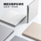 Bullen (Bullen) Ultra-dünner Schalter Buchse Fünf-Loch-Sockel USB Rahmenloser großer Panel Mattescreme Stil Dekoration Haushalt G60 Moon Shadow Grey 20 Löcher 10a (75*197mm) Sockel