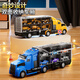 Snaen children's toy car for boys 3-6 years old alloy engineering container truck car story machine children's New Year gift