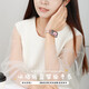 Xiaomi mobile phone universal 9pro smart sports bracelet girl call reminder alarm clock weather heart rate monitoring watch Butterfly-rose gold [smart reminder + sports step count + weather + DIY wallpaper