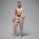 耐克（NIKE）Jordan耐克乔丹女子透气速干衬垫运动内衣秋季中强度支撑FB6873 838冰番石榴色/黑 L