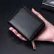 Genuine leather anti-degaussing card holder for men and women, compact anti-theft swiping bank card holder, large capacity multi-functional ID holder, card holder, first layer cowhide, 22 card slots, black card degaussing/anti-degaussing, anti-theft swiping-/anti-degaussing