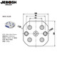 XMSJ zero point quick change plate 52 type 96 type quick change fixture self-centering vise manual pneumatic positioner SK52-S15052 hole distance quick change plate