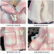 Yuanyouling Girls' Wool Coat Autumn and Winter Clothing 2024 Thickened Plaid Coat Baby Fashionable Coat Children's Coat Pink Fleece Wool Coat 90
