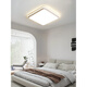 Sanqi Tiger Bedroom Light Modern Atmospheric Plafond Light Wasabi Style Home 2024 New Room Study Light Zhongshan lampe 1W 9215 White Square-50cm Wuji Semballage