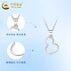 CHINA GOLD PT950 Platinum Gourd Necklace Fulu Pendant Platinum Necklace Valentine's Day Practical Birthday Gift for Girlfriend Jingsuda* Platinum Gourd Pendant About 0.9g Free Silver Chain