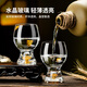 Yibojia Creative Crystal Two-Liang White Wine Glass Light Luxury High-end Home Wine Set Western Wine Beer Small Wine Cup Chinese Wine Cup Gold Foil General Cup Single-100ml
