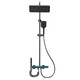 Jomow Smart Shower Set complet Ensemble complet de corps en cuivre Affichage numérique Température constante avec des touches de piano à la maison Ambie Ambie
