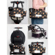 Lnga Landgre Kinderwagen Hanging Bag Aufbewahrungstasche Multifunktion universell großer Kapazität Aufbewahrungstasche Kinderbabys Gehen Artefaktwagen Hängende Beutel Schwarzbär [mit Haken + Schultergurt]