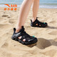 ANTA children's sandals, men's and women's shoes, 2026 summer new breathable slip-on river shoes, beach shoes, men's black-1 37
