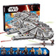 Yuan Clan Star Wars Building Blocks Millennium Falcon ensamblado bloques de construcción juguetes enormes modelo adulto vuelo difícil de 45 cm gran milenio halcón 1381 partículas