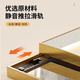 穿衣全身镜子推拉隐藏式贴墙装饰画大试衣镜 心想柿成【表面镀晶瓷】 防潮晶瓷铝合框30*100cm左拉